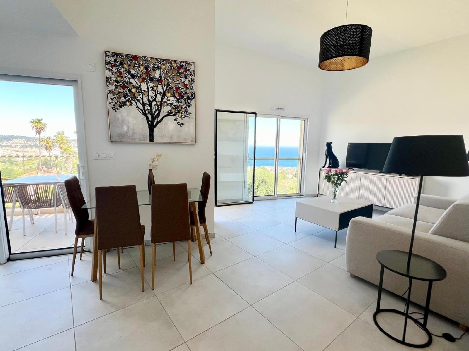 Panoramic Sea View Appartment Blue Pearl نيس المظهر الخارجي الصورة